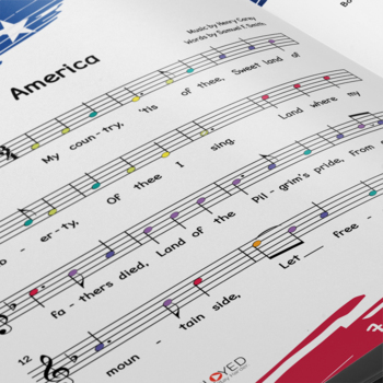 Preview of Boomwhackers Tube Sheet Music: American Folk Songs - 15 Songs w/ Audio