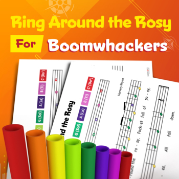 Boomwhackers Tube Sheet Music Ring Around The Rosy Nursery Rhyme