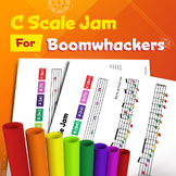 Boomwhackers Tube Sheet Music: Scale Jam (Color Coded Note