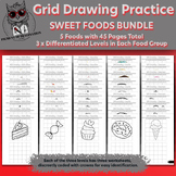 Boost Art Skills: 45 Differentiated Grid Drawing Worksheet