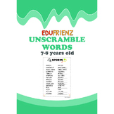 Boost Vocabulary and Problem-Solving Skills - Unscramble W