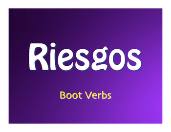 Preview of Spanish Boot Verb Jeopardy-Style Review Game