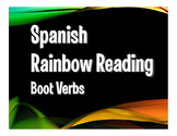 Spanish Boot Verb Rainbow Reading