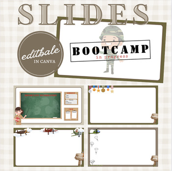 Preview of Bootcamp (Editable Canva Slides)