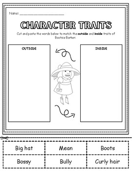 Bootsie Barker Bites Character Traits