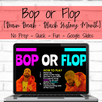 Preview of Bop or Flop - Black History Month (modern music)