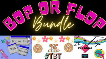 Preview of Bop or Flop: Decades Bundle