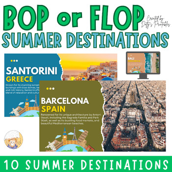 Preview of Bop or Flop End of Year Summer Activity
