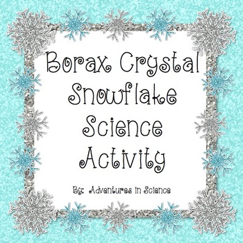 Preview of Borax Crystal Snowflake Science Activity