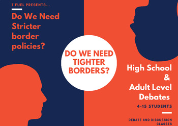 Preview of Public Speaking + Debate Activity: US Border | Economics | Rights | Immigration