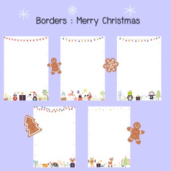 Preview of Border : Merry Christmas (PNG)