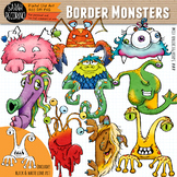 Border Monsters Clip Art