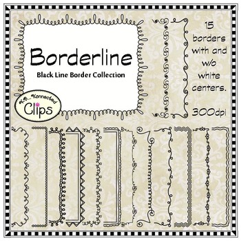 Borderline - Black Line Border Collection by KB Konnected ...
