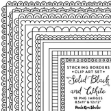 Stacking Borders Clipart