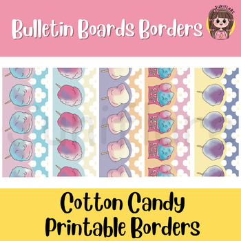 Preview of Borders Cotton Candy, Bulletin Boards Borders, Bulletin Borders