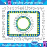 Alphabet Borders and Frames Clip Art