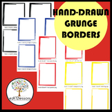 Borders: Hand-Drawn, Grunge--Pack #1