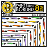 Borders: Paint Brush Border Set