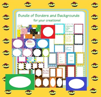 Preview of Borders and Backgrounds clip art
