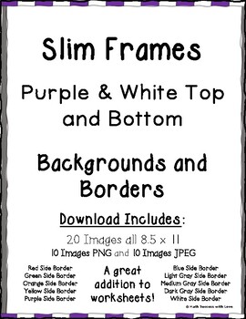 dark purple borders and frames