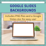 Borders for Google Slides - Grid Pattern 16:9 Ratio - PNG 