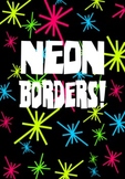 Borders for letterhead, newsletters, etc. - Group 5 - NEON!!