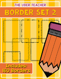 Borders set 2 - 160 Unique Page Borders {For TPT Sellers}
