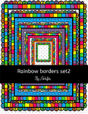 Borders/frames "Rainbow" set2