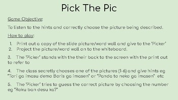 Preview of Boris: Pick the Pic Game