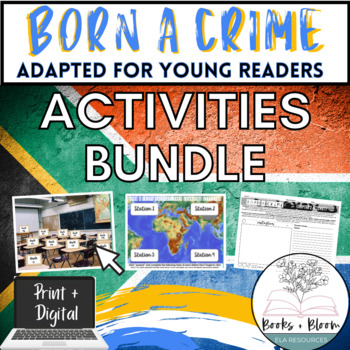 Preview of Born A Crime Adapted for Young Readers: Engaging Chapter Activities Unit Bundle