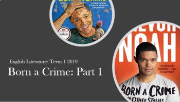 Preview of Born a Crime (Novel/Book): Full Scheme of Work