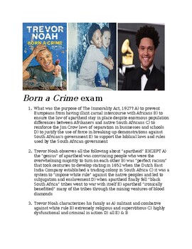Preview of Born a Crime exam & study guides