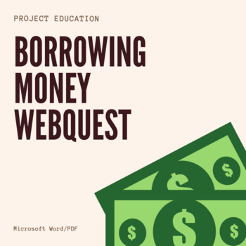 Preview of Borrowing Money Webquest