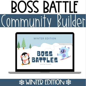 Preview of Boss Battles: Winter Edition Community Builder Activity