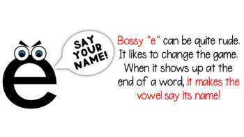 Preview of Bossy E