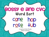 Bossy E and CVC Word Sort