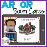Bossy R  AR and OR Boom Cards Digital Game R-Controlled Vowels