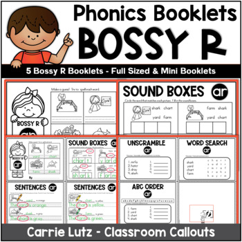 Preview of Bossy R Activity Booklets – Guided Reading