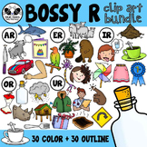 Bossy R Clip Art Bundle