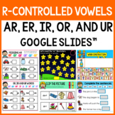 Bossy R-Controlled Vowel Words Google Slides™: ar, or, er,