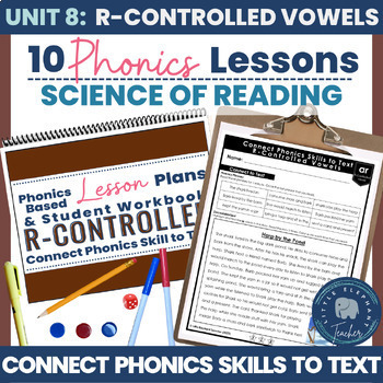 Preview of Bossy R-Controlled Vowels Phonics Intervention Lesson Plans for Older Students
