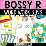 Bossy R Phonics Centers | Differentiated Word Work Bins {A