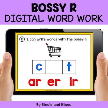 Preview of Bossy R Digital Word Work for Google Classroom