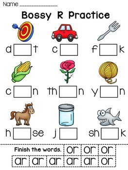 bossy r worksheets 9 fun worksheets for r controlled vowels by miss