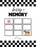 Bossy R Memory Game - R-controlled vowels - Phonics