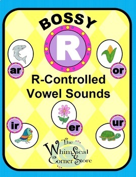 Preview of Bundled Bossy R (R-Controlled Vowel Sounds) Original Poems and Worksheets