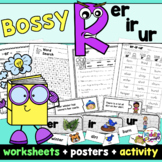 Bossy R  Worksheets R Controlled Vowels ER IR UR