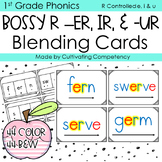 Bossy R -er, -ir, -ur Blending Cards RF.1.3