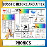Bossy e split digraph before and after