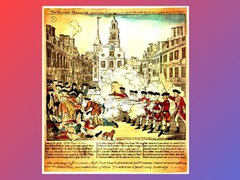 Preview of Boston Massacre- Introduction & "Point of View" Power Point